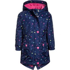 Mothercare HEART LINED MAC BABY Kurtka przeciwdeszczowa navy. Niebieskie kurtki dziewczęce mothercare, z poliesteru. Za 129,00 zł.