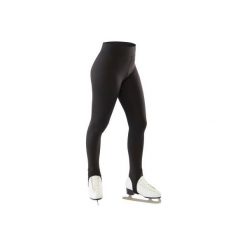 Spodnie Treningowe Do Jazdy Figurowej Na Łyżwach. Czarne spodnie damskie OXELO, s, z elastanu. Za 59,99 zł.