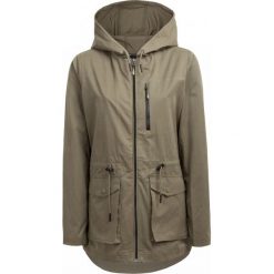 Kurtka miejska damska KUD604 - khaki - Outhorn. Brązowe kurtki damskie marki Outhorn, na lato, bez wzorów, z bawełny, bez kaptura. Za 179,99 zł.