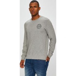 Mustang - Bluza. Szare bejsbolówki męskie Mustang, l, z nadrukiem, z bawełny, bez kaptura. W wyprzedaży za 99,90 zł.