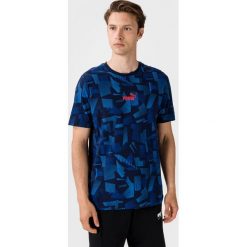 Puma Summer AOP Koszulka Niebieski. Niebieskie podkoszulki męskie Puma, xxl, bez wzorów, z bawełny, bez kołnierzyka, z krótkim rękawem, krótkie. Za 119,95 zł.