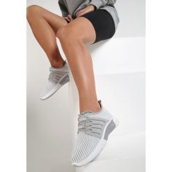 Szare Buty Sportowe Myrtoessa. Szare buty sportowe damskie Renee, bez wzorów, z gumy, sportowe. Za 79,99 zł.