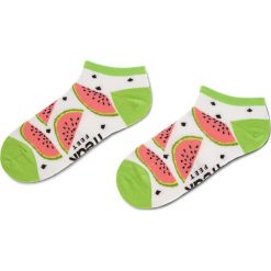 Skarpety Niskie Damskie FREAK FEET - SARB-WGR Biały Kolorowy 1. Białe skarpetki damskie marki Freak Feet, w kolorowe wzory, z elastanu. Za 14,99 zł.