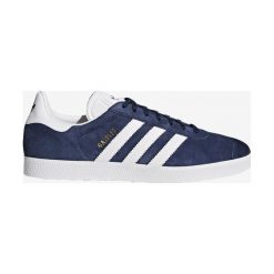 Adidas Originals Gazelle Tenisówki Niebieski. Niebieskie trampki męskie adidas Originals, bez wzorów, ze skóry, na sznurówki. Za 464,95 zł.