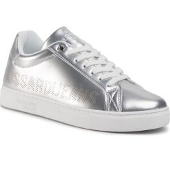 Sneakersy TRUSSARDI JEANS - 79A00465 M020. Szare półbuty damskie Trussardi Jeans, z jeansu. W wyprzedaży za 419,00 zł.