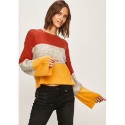 Noisy May - Sweter. Swetry damskie Noisy May, s, bez wzorów, z elastanu, z krótkim rękawem, krótkie, bez kaptura. W wyprzedaży za 79,90 zł.