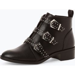 ONLY - Kozaki damskie, czarny. Czarne kozaki damskie ONLY, na co dzień, bez obcasa, z paskami. Za 179,95 zł.