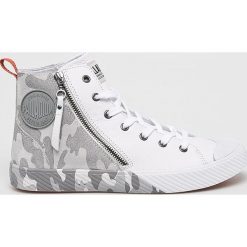 Palladium - Trampki. Czarne trampki męskie marki Palladium, bez wzorów, ze skóry, na sznurówki. W wyprzedaży za 469,90 zł.