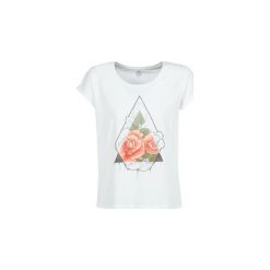 T-shirty z krótkim rękawem Volcom RADICAL DAZE T. Białe t-shirty damskie marki Volcom, l, bez wzorów, bez kołnierzyka. Za 103,20 zł.