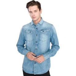 G-Star RAW Tacoma Koszula Niebieski. Niebieskie koszule męskie G-Star RAW, m, bez wzorów, z bawełny, retro, bez kołnierzyka, z długim rękawem. Za 595,95 zł.