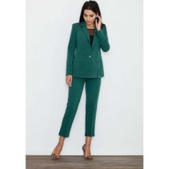 Zielone Spodnie 7/8 w Kant z Mankietem. Zielone spodnie damskie Molly.pl, s. Za 134,90 zł.