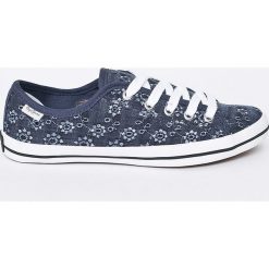 Pepe Jeans - Tenisówki. Szare tenisówki damskie Pepe Jeans, z jeansu. W wyprzedaży za 139,90 zł.