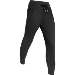 Spodnie sportowe, dł. 7/8, Level 1 bonprix czarny melanż. Czarne spodnie damskie bonprix. Za 84,99 zł.