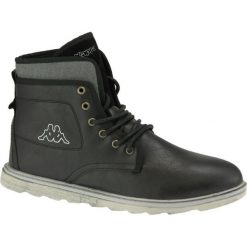 Kappa City 241844-1143. Czarne buty sportowe męskie Kappa, ze skóry, bez zapięcia. W wyprzedaży za 119,99 zł.
