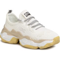 Sneakersy BIG STAR - FF274333 White. Białe półbuty damskie BIG STAR, na co dzień, bez wzorów, z tworzywa sztucznego, retro, bez obcasa, na płaskiej podeszwie, bez zapięcia. Za 189,00 zł.