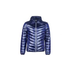 Kurtki pikowane Guess SUPERLIGHT. Niebieskie kurtki męskie marki Guess, s, z aplikacjami, bez kaptura. Za 709,00 zł.