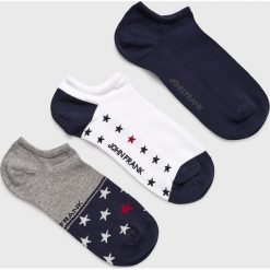 John Frank - Skarpety (3-Pack). Szare skarpetki męskie marki John Frank, z bawełny. Za 39,90 zł.