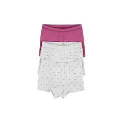 NAME IT Girls Majtki dziecięce bright white 3 szt. Białe bielizna chłopięca Name it, z bawełny. Za 43,80 zł.