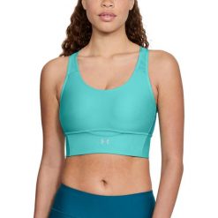 Biustonosze sportowe: Under Armour Biustonosz damski sportowy Crossback Clutch niebieski r. XL (1303477-425)