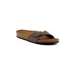Klapki Birkenstock MADRID MOCCA. Brązowe chodaki damskie Birkenstock. Za 304,47 zł.