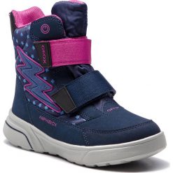 Śniegowce GEOX - J Sweggen G.Babx B J848AB 0MN50 C4M8D D Dk Blue/Dk Fuchsia. Niebieskie śniegowce dziewczęce marki Geox, bez zapięcia. W wyprzedaży za 289,00 zł.