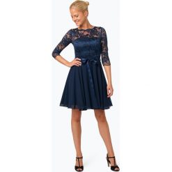 Swing - Elegancka sukienka damska, niebieski. Niebieskie sukienki balowe marki Swing, w koronkowe wzory, z koronki. Za 699,95 zł.