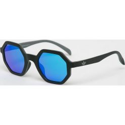 Adidas Originals - Okulary AOR020. Niebieskie okulary przeciwsłoneczne damskie adidas Originals, okrągłe. Za 379,90 zł.