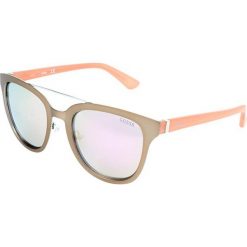 Okulary przeciwsłoneczne "GU7448" w kolorze różowo-złotym. Różowe okulary przeciwsłoneczne damskie marki Hugo Boss, Valentino, Guess, wakacyjne. W wyprzedaży za 169,95 zł.