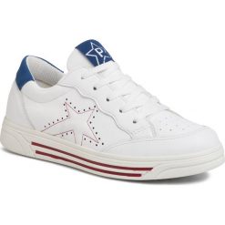 Sneakersy PRIMIGI - 5376833 D Bianc. Białe półbuty dziewczęce Primigi, na sznurówki. Za 309,00 zł.