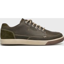 Keen - Buty. Zielone buty sportowe męskie Keen, ze skóry, na sznurówki. W wyprzedaży za 319,90 zł.