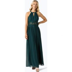 Marie Lund - Damska sukienka wieczorowa, niebieski. Niebieskie sukienki balowe Marie Lund, w koronkowe wzory, z koronki. Za 699,95 zł.