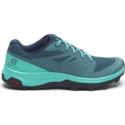 Salomon Outline Tenisówki Niebieski Zielony. Niebieskie trampki i tenisówki damskie Salomon, bez wzorów, z materiału, bez zapięcia. Za 450,95 zł.