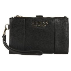 Guess Portfel Damski Czarny. Czarne portfele damskie marki Guess, z aplikacjami. Za 269,00 zł.