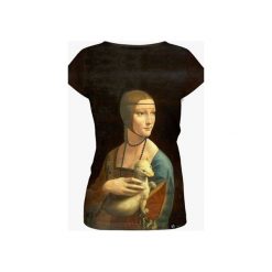 Lady DaVinci women's t-shirt. Brązowe t-shirty damskie marki Mars from venus, s, bez wzorów, bez kołnierzyka. Za 84,50 zł.