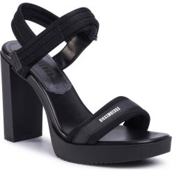 Sandały BIKKEMBERGS - Calliope B4BKW0079 Black. Czarne klapki damskie Bikkembergs, bez wzorów, z materiału, bez obcasa. W wyprzedaży za 519,00 zł.