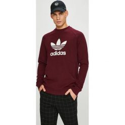 Adidas Originals - Bluza. Brązowe bluzy męskie adidas Originals, m, z nadrukiem, z elastanu, z okrągłym kołnierzem, bez rękawów, bez kaptura. Za 249,90 zł.
