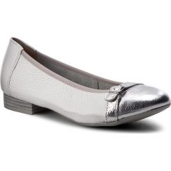 Baleriny damskie lakierowane: Baleriny CAPRICE – 9-22155-28 Wht/Sil Deer M 101