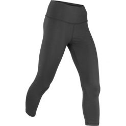 Legginsy sportowe shaping, dł. 3/4, Level 2 bonprix czarny. Czarne legginsy sportowe damskie bonprix, bez wzorów. Za 79,99 zł.