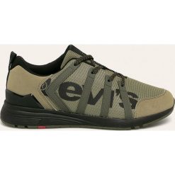Levi's - Buty. Zielone buty sportowe męskie Levi's®, z gumy, na sznurówki. W wyprzedaży za 239,90 zł.