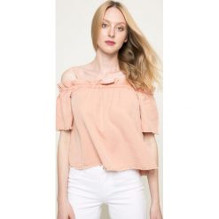 Noisy May - Top. Szare topy damskie Noisy May, l, z lyocellu. W wyprzedaży za 49,90 zł.