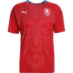 Puma TSCHECHIEN HOME REPLICA Tshirt z nadrukiem chili pepper/royal. Czerwone t-shirty męskie Puma, xxl, z nadrukiem, z poliesteru. Za 379,00 zł.