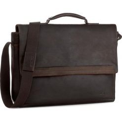 Torba na laptopa STRELLSON - Camden 4010002282 Dark Brown 702. Pomarańczowe torby męskie skórzane Strellson, bez wzorów, ze skóry, młodzieżowe. Za 919,00 zł.