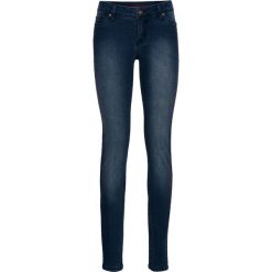 Jeansy damskie: Dżinsy SKINNY bonprix ciemny denim
