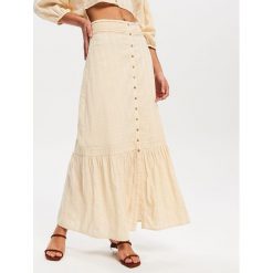 Spódnica maxi - Beżowy. Brązowe spódniczki damskie Reserved, bez wzorów, maxi. Za 139,99 zł.