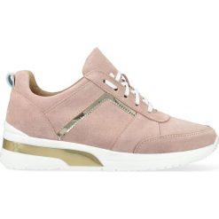 Sneakersy pudrowy róż. Różowe sneakersy damskie Arturo Vicci, ze skóry. Za 249,00 zł.