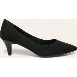 Tamaris - Czółenka. Czarne czółenka damskie Tamaris, z gumy. Za 159,90 zł.
