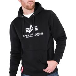 ALPHA INDUSTRIES BASIC HOODY > 17831203. Bluzy męskie Alpha Industries, xxl, z nadrukiem, z bawełny, street, z kapturem, bez rękawów, bez kaptura. W wyprzedaży za 249,99 zł.
