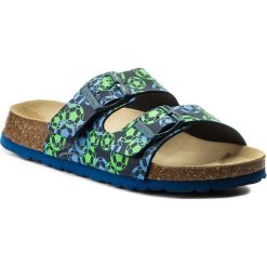Klapki SUPERFIT - 2-00111-83 D Ocean Multi. Niebieskie klapki chłopięce marki Superfit, z materiału. Za 132,00 zł.