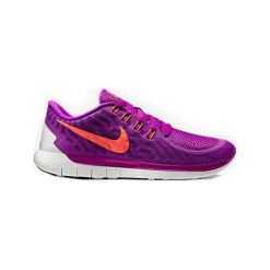 Nike WMNS FREE 5.0, 20 | URUCHOMIENIE | KOBIETY | LOW TOP | VVD PRPL / HYPR ORNG-BLK-FCHS GL | 7. Buty sportowe damskie Nike, bez wzorów, bez rękawów, do biegania. W wyprzedaży za 379,10 zł.