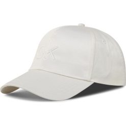 Czapka z daszkiem CALVIN KLEIN - Tpu BB Cap K50K505736 WHT. Białe czapki męskie Calvin Klein, bez wzorów, z bawełny. Za 159,00 zł.